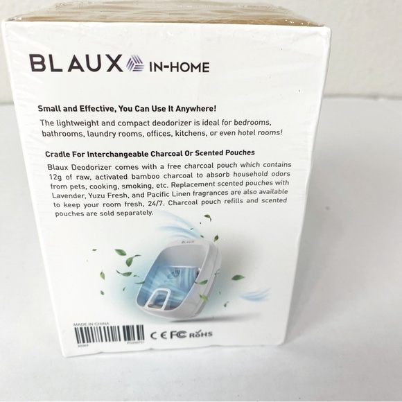 Blaux In Home Plug In Charcoal Air Filter Deodorizer Nightlight - Picture 5 of 10